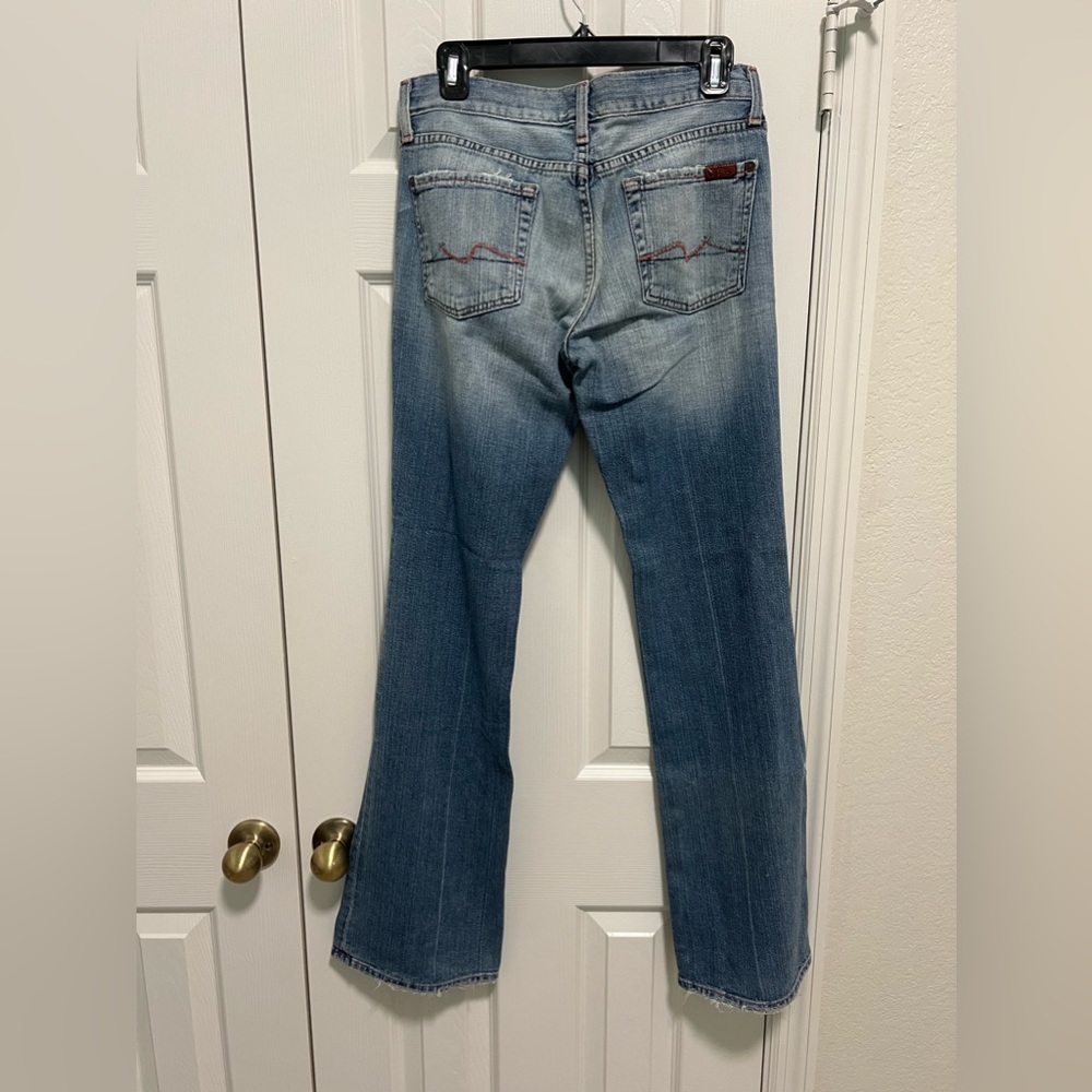 7 For All Mankind bootcut jeans.